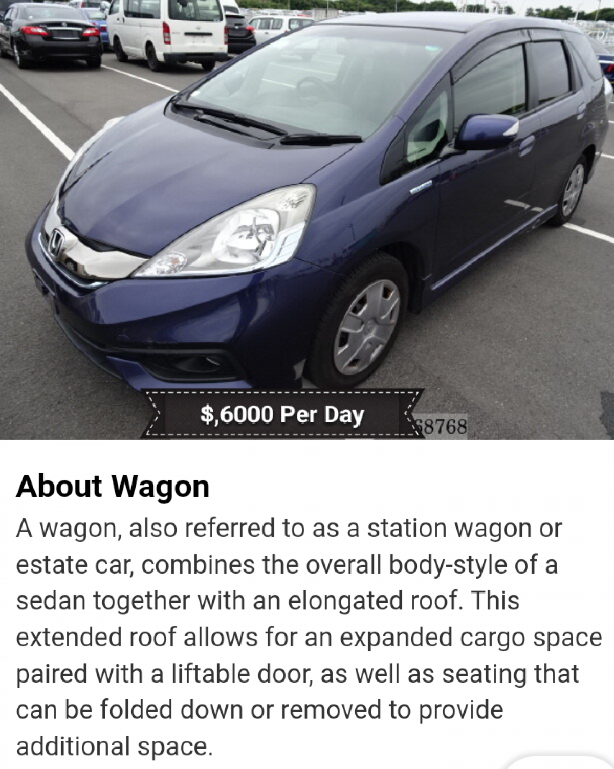 For Rent: Honda Shuttle