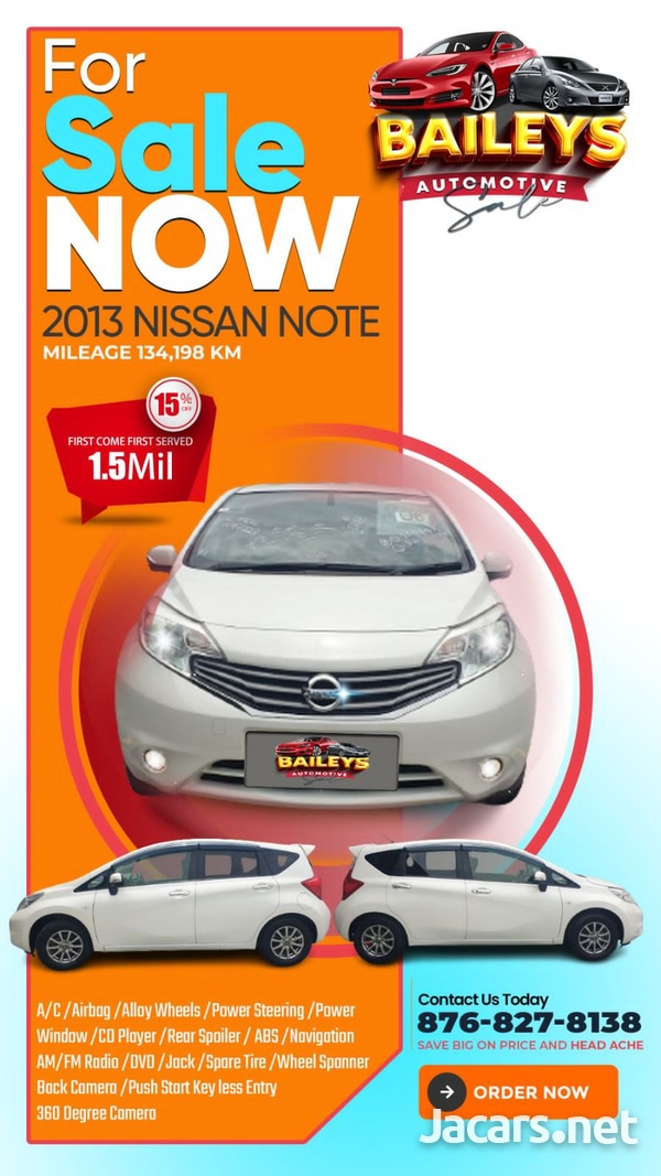 Nissan Note 1,5L 2013