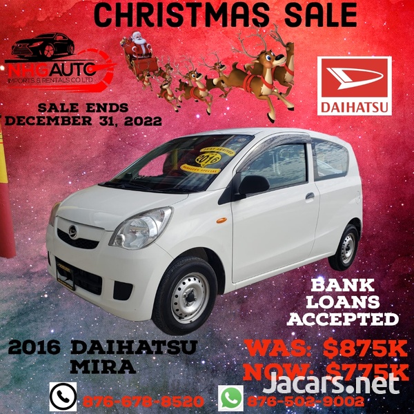 Daihatsu MIRA 0,6L 2016