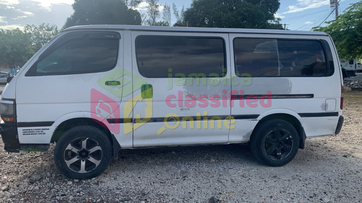 For Sale: 2000 TOYOTA HIACE