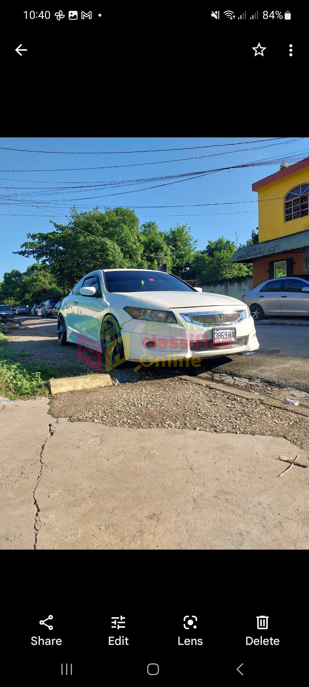 For Sale: 2098 Honda Accord Low Milage