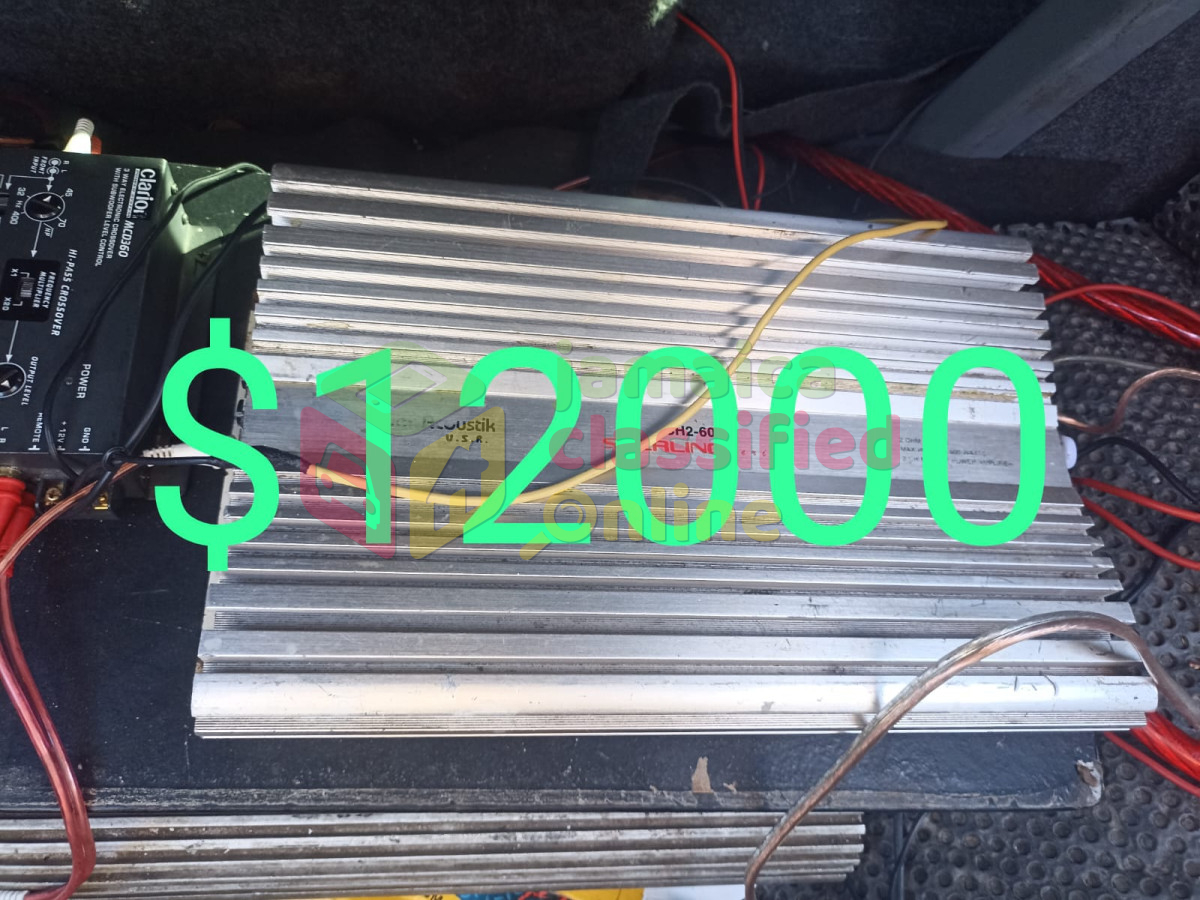 For Sale: 600 Watt 2 Channel Power Acoustic Amplifier