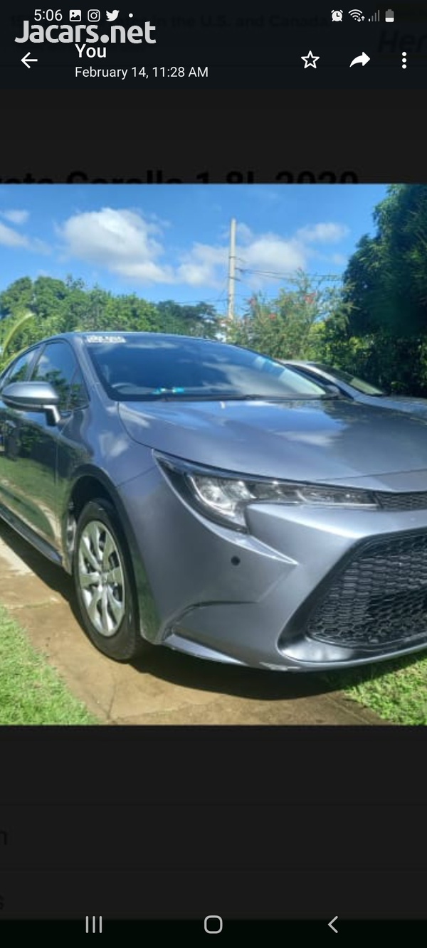Toyota Corolla 1,8L 2020