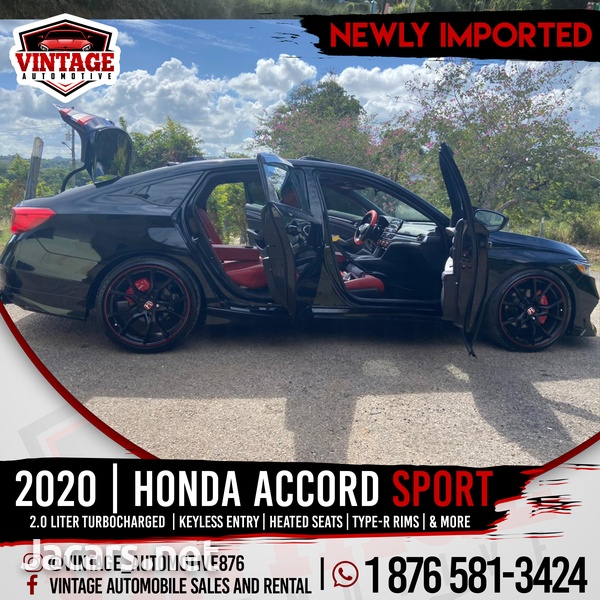 Honda Accord 2,0L 2020