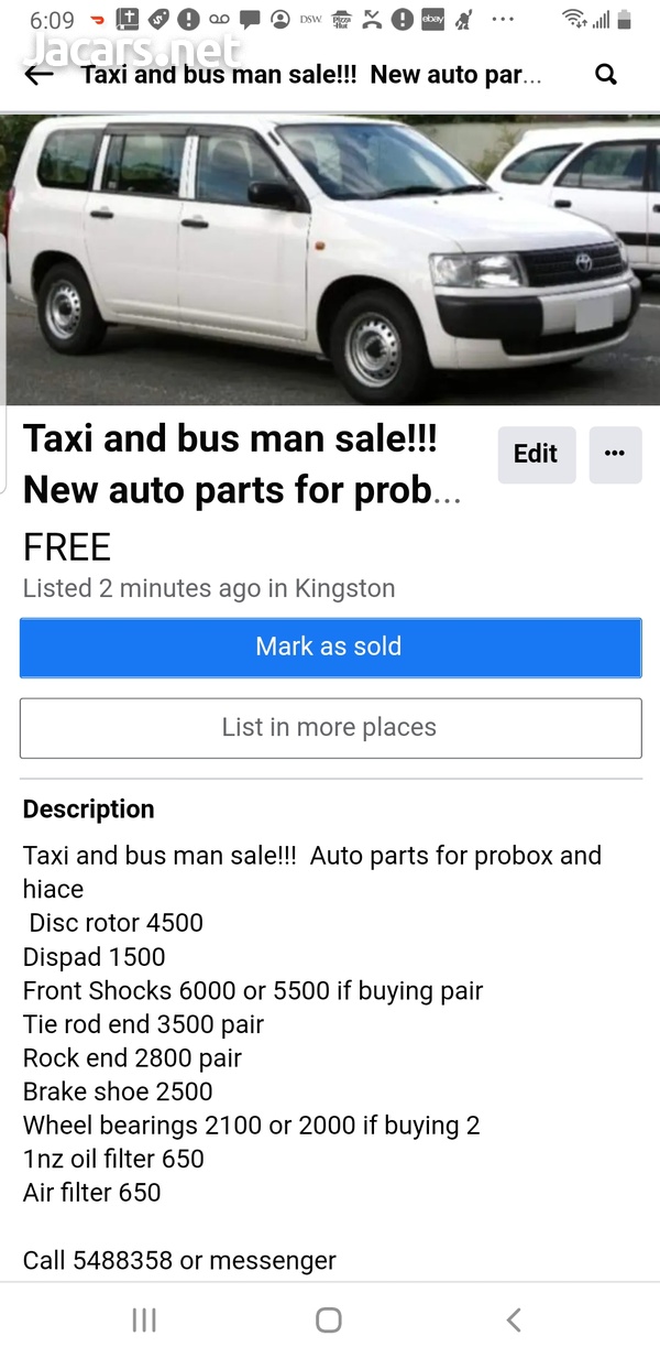 Toyota Probox 1,5L 2011